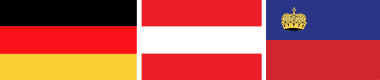 Germany Austria Liechtenstein Flags